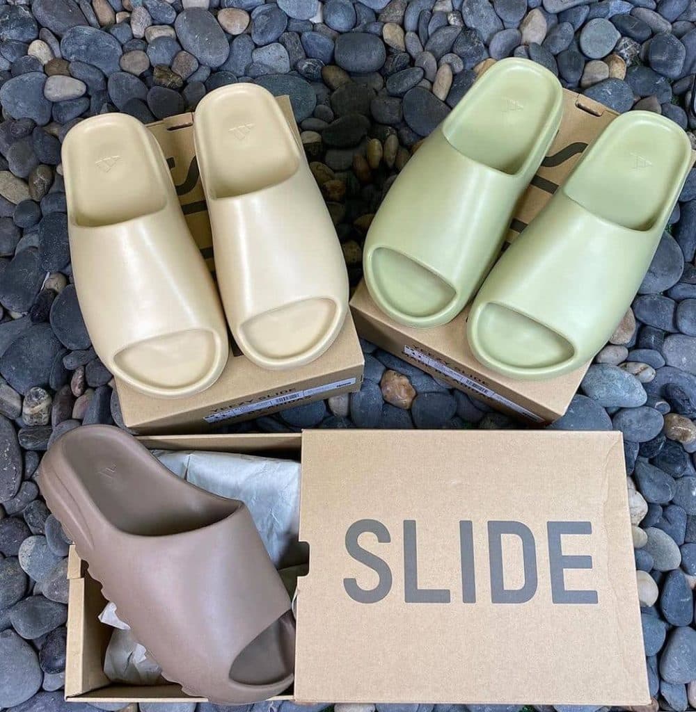 Yeezy Slide, Os et vert